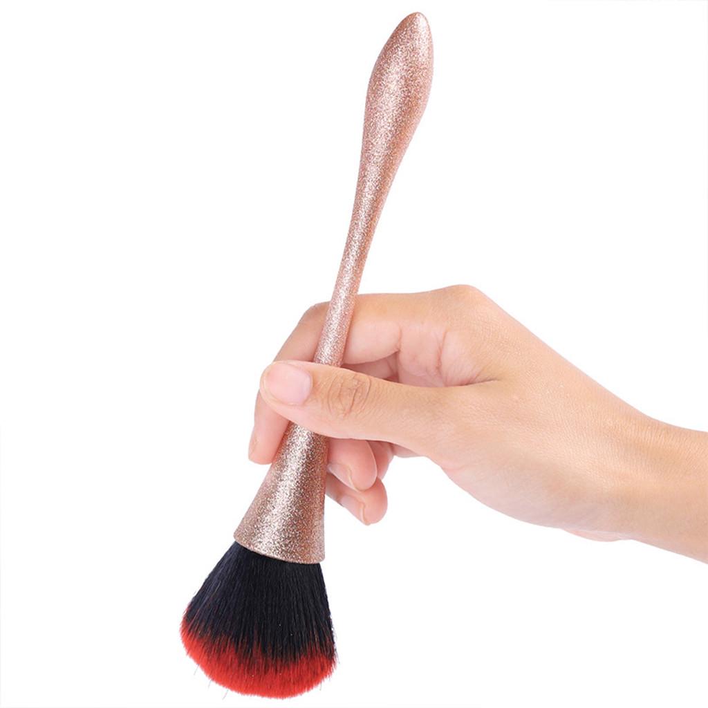 Make Up Large Soft Beauty Powder Big Blush Flame Brush Foundation Cosmetic Tool
