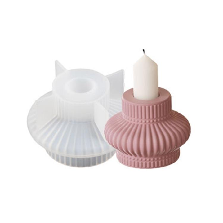 Candlestick Molds Silicone Crafts Mold Easy to Clean Candle Stand Moulds