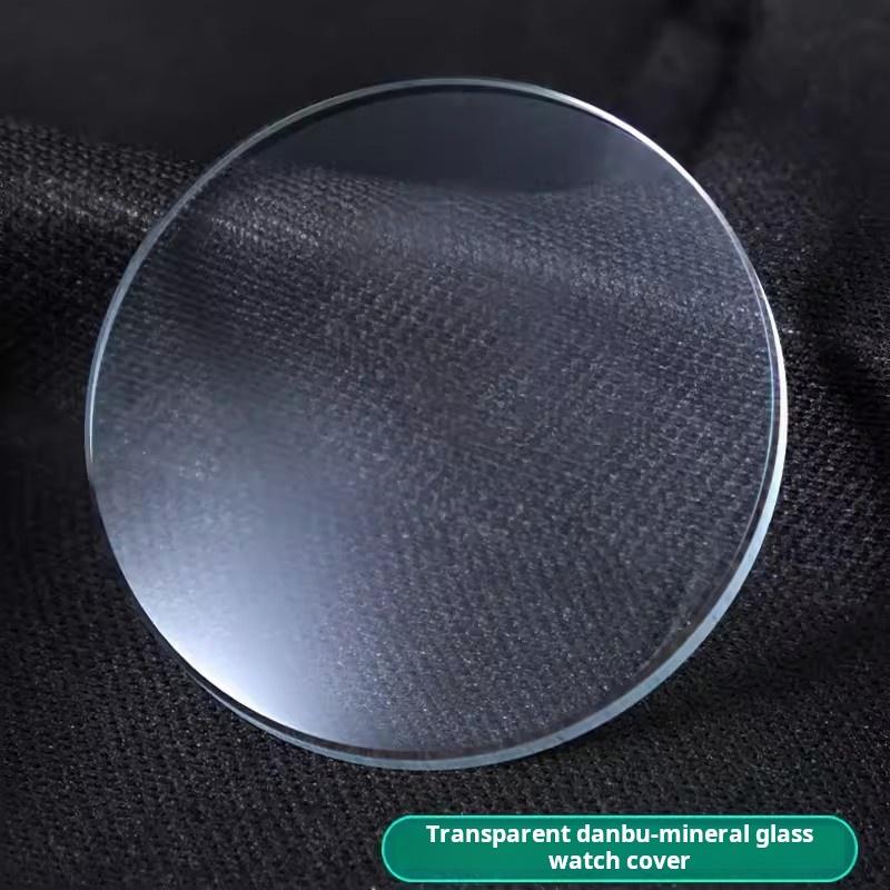 Für Casio Swordfish MDV106 transparentes Mineral Saphirglas Spiegel Uhrenteile MDV-106 Kalender Lupe Fenster Rotes blaues Licht MDV-106 gray
