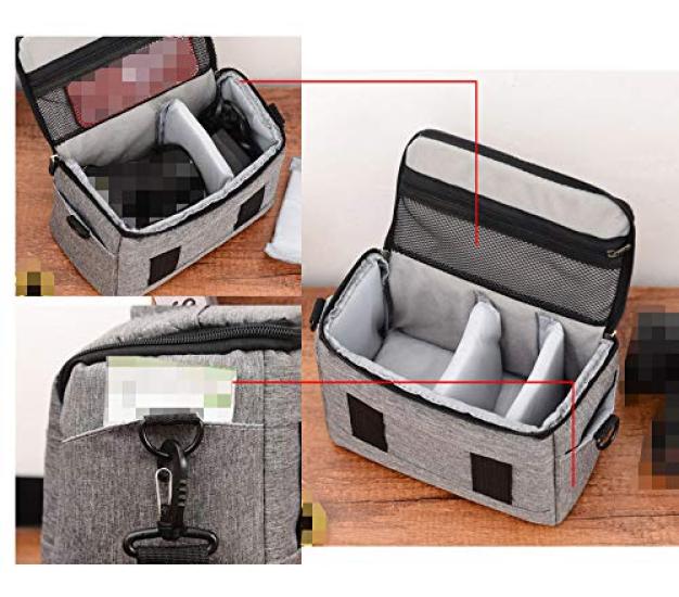 CYBERGARAGE Camera Case for Canon EOS R8 and EOS Bag with Camera and Lens Camera Bag with Cute Design for Men and Unisex R50, Handbag/Shoulder Strap,