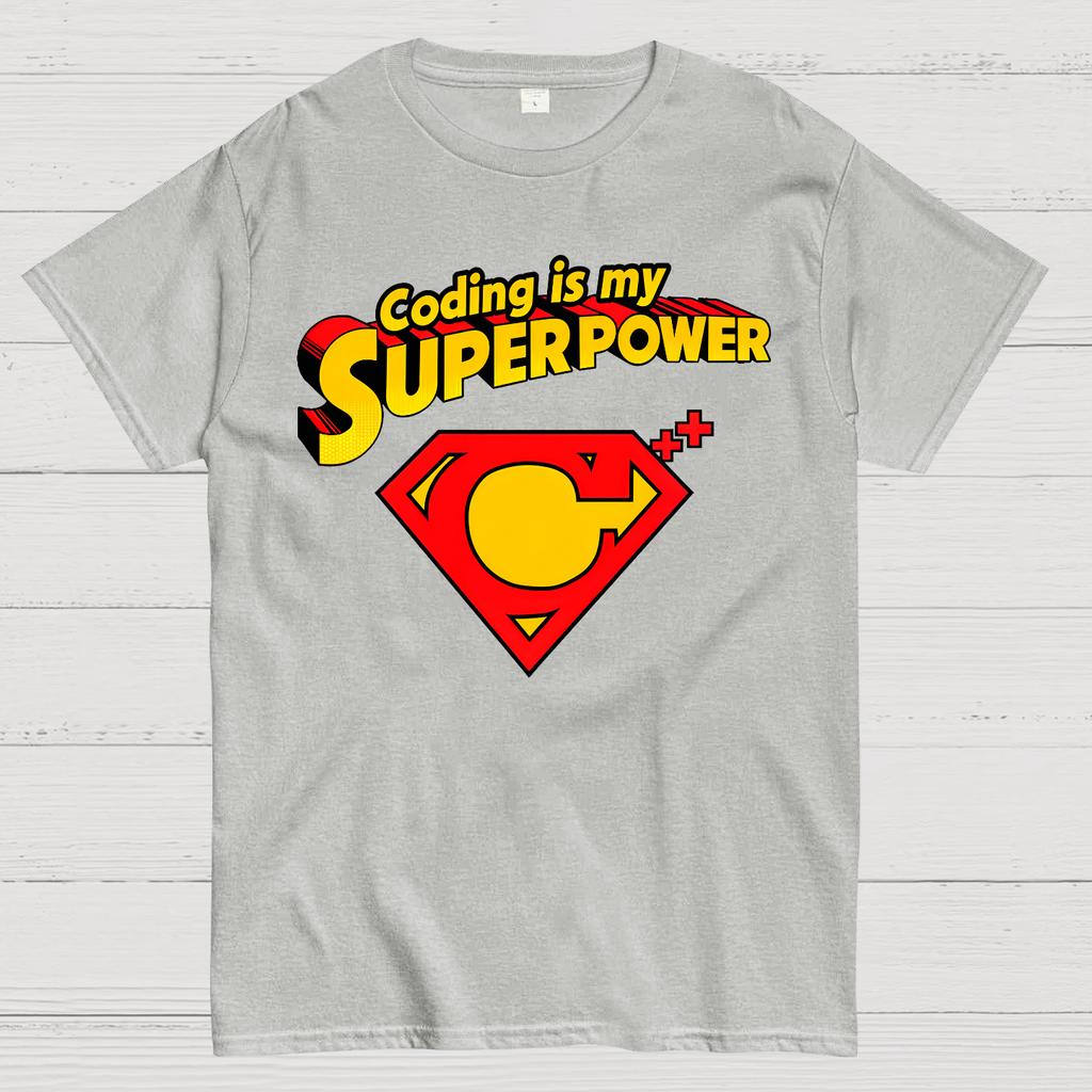 Coding Is My Superpower Cotton Summer Casual Cool Loose T-Shirt