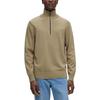 Boss Logo patch Half zip Cardigan 50494387-001