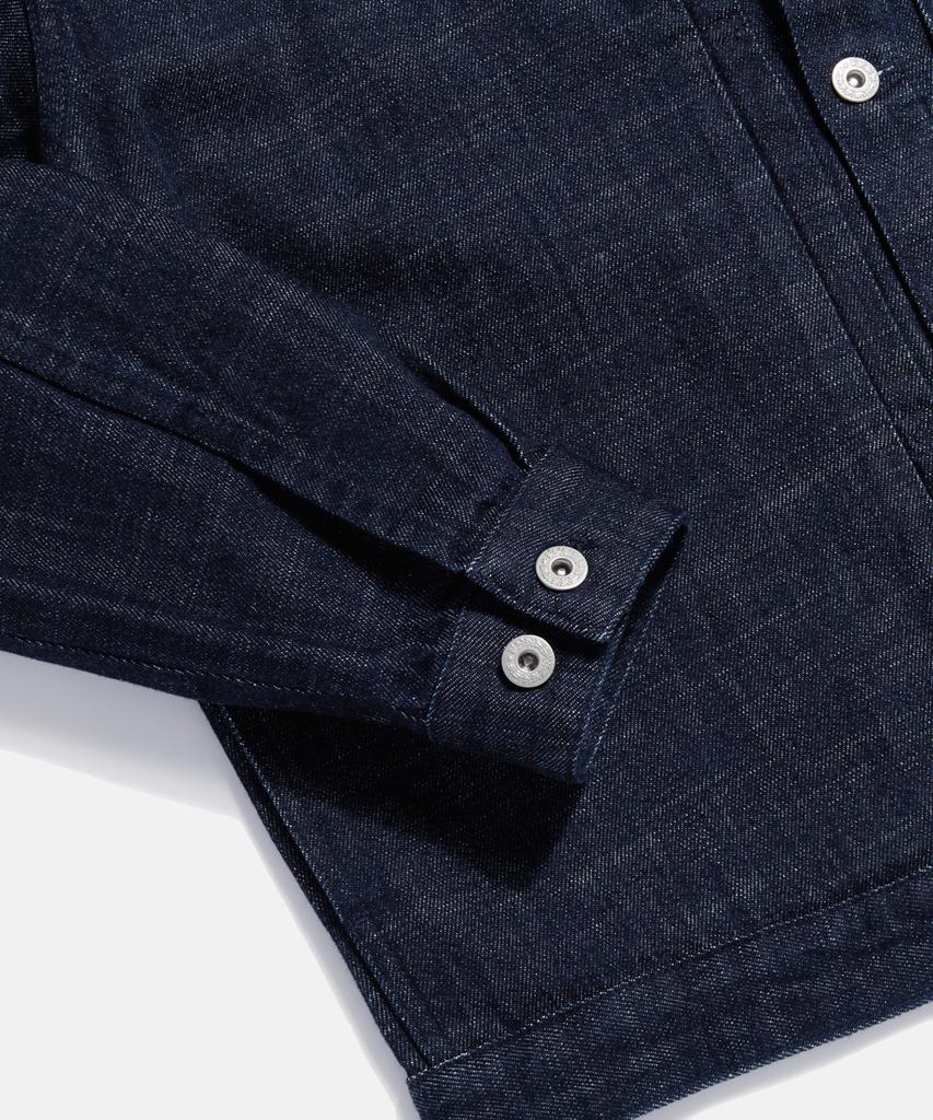 Espionage (Jpn Fabric)Type 1 Kaihara Denim Trucker Jacket Dark Indigo