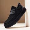 Suede Leather Men Casual Shoes Fashion Comfortable Man Loafers Lightweight Walking Sneakers Platform Breathable Driving Footwear