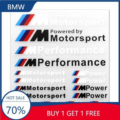 X5 X6 1PCS Car M Performance Power Motorstport Sticker For M Sticker X1 X3 X4 X5 X6 X7 E46 E90 F20 E60 E39 F10 F30 Car Acces