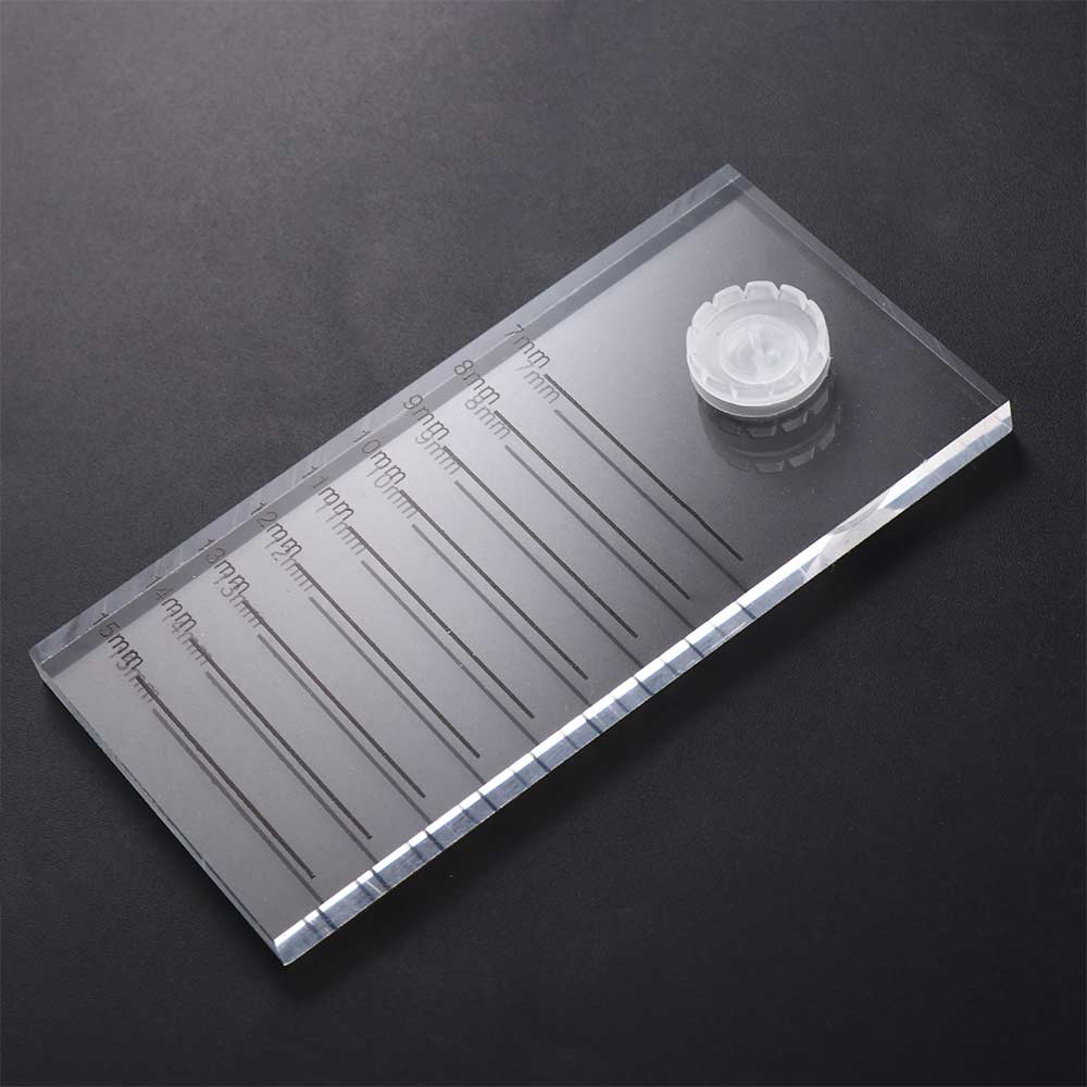 Shelf Eyelash Mark Pad Fake Eyelash Tray Clear Eyelash Plate False Lash Tile Lashes Glue Pallet