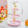 Elegant Multi-Layer Snack & Fruit Plate for Living Room or Coffee Table