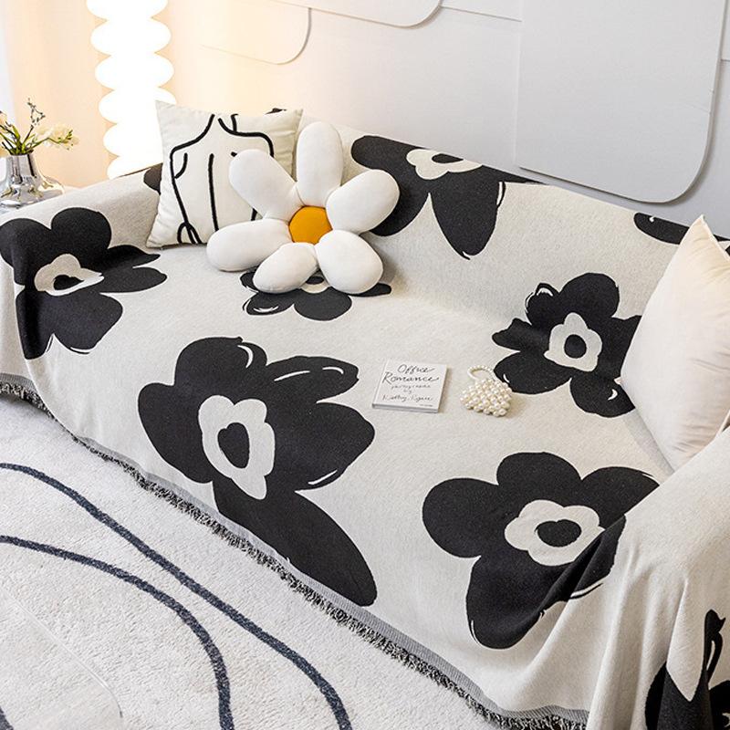 

Полотенце для дивана в стиле Инс, шенилловый чехол для дивана, универсальный чехол для дивана на четыре сезона, полностью закрытый, двухсторонний, универсальный 180*130cm