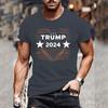 Men Donald Trump Letter Print T Shirt Men Funny 3D Graphic Tees Solid Color  Men's Harajuku Tshirt Daily Sports Streetwear Tops