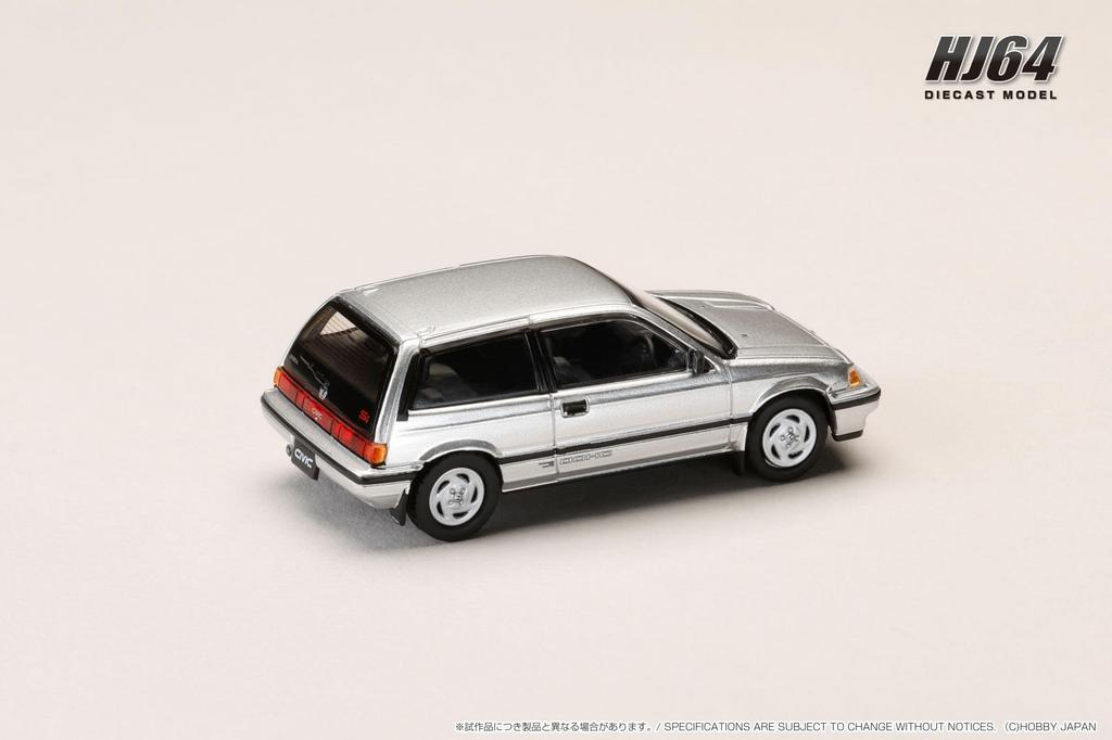 1/64 Honda Civic (AT) Late Version with Genuine Optional Parts, Silver