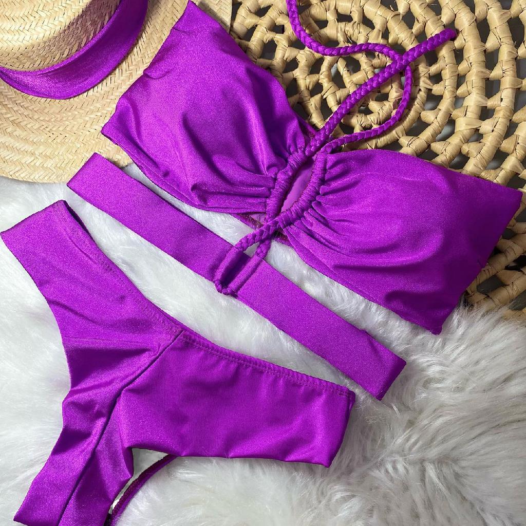 Underwire Bikini Swimsuit High Waist Swimwear for Women Push Up Two Piece Bathing Suits Push Up Summer Female