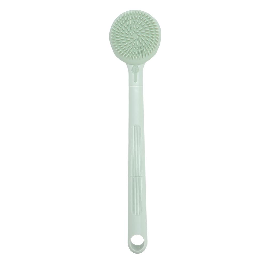 Electric Body Brush 2 Heads 4 Modes IP67 Full Automatic Body Scrubber with Long Handle for Shower