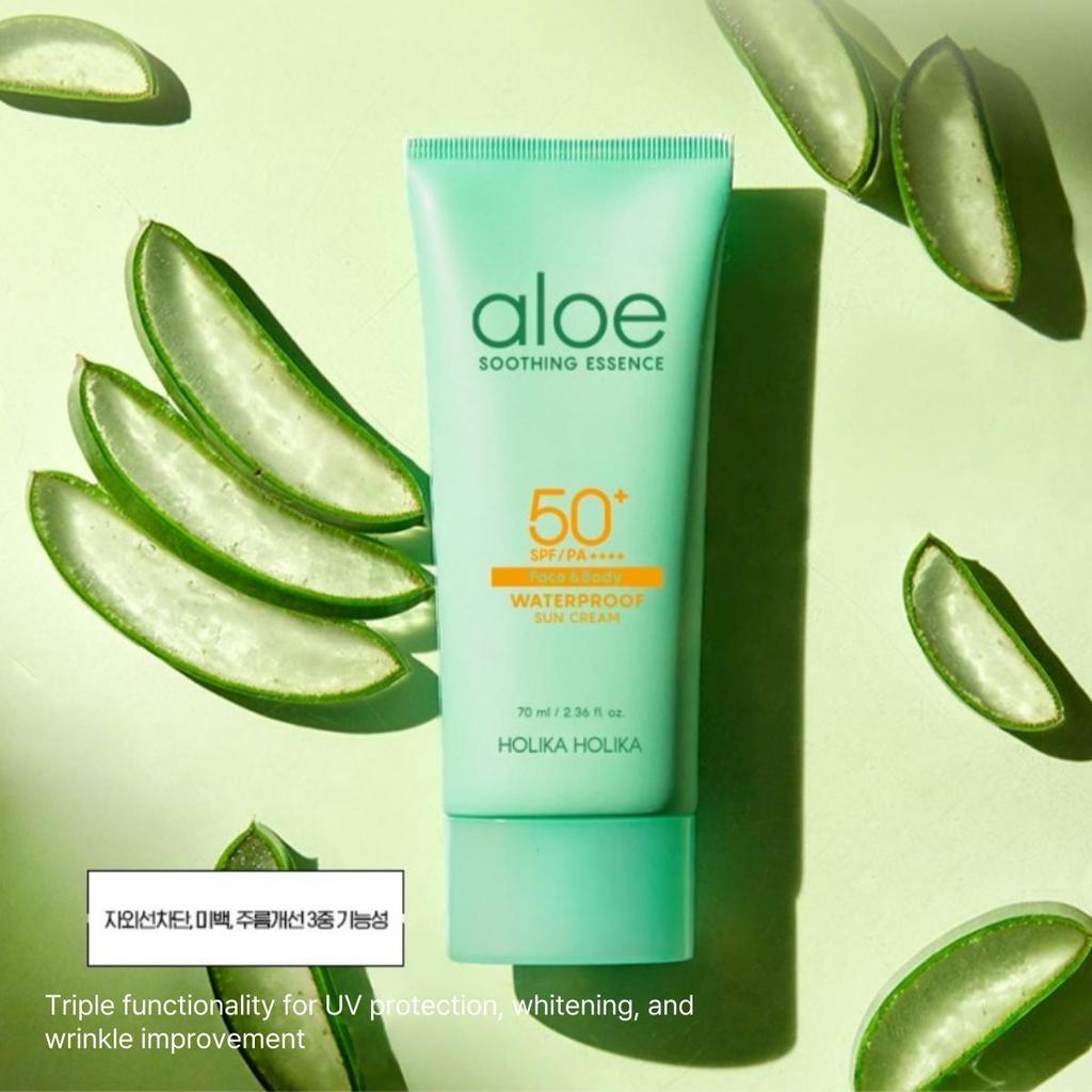 HOLIKA HOLIKA Aloe Soothing Essence Waterproof Sun Cream  70ml