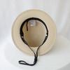French flat-top sun-protection hat for women, summer beach vacation sunshade hat, internet celebrity woven wide-brim fresh top hat