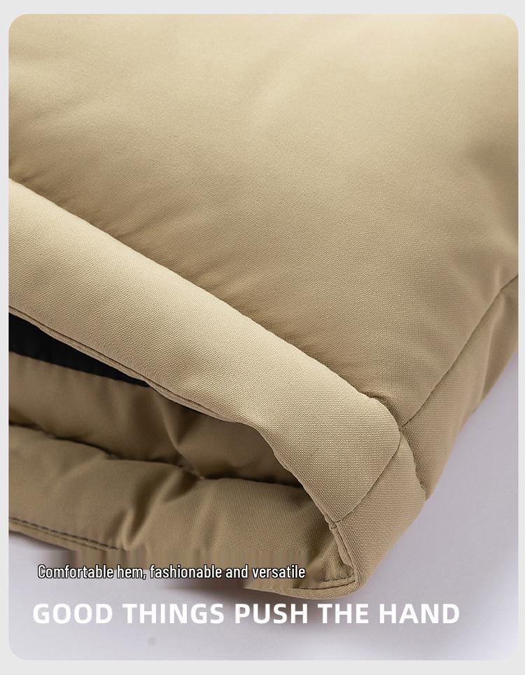 Men's Winter Hooded Cotton Jacket - European Size, Warm & Thick, Detachable Hood, Casual Style.