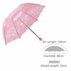 Transparent Love Flower Girl Umbrella Large Bride Umbrella Kids Sun Umbrella  for Photo Prop