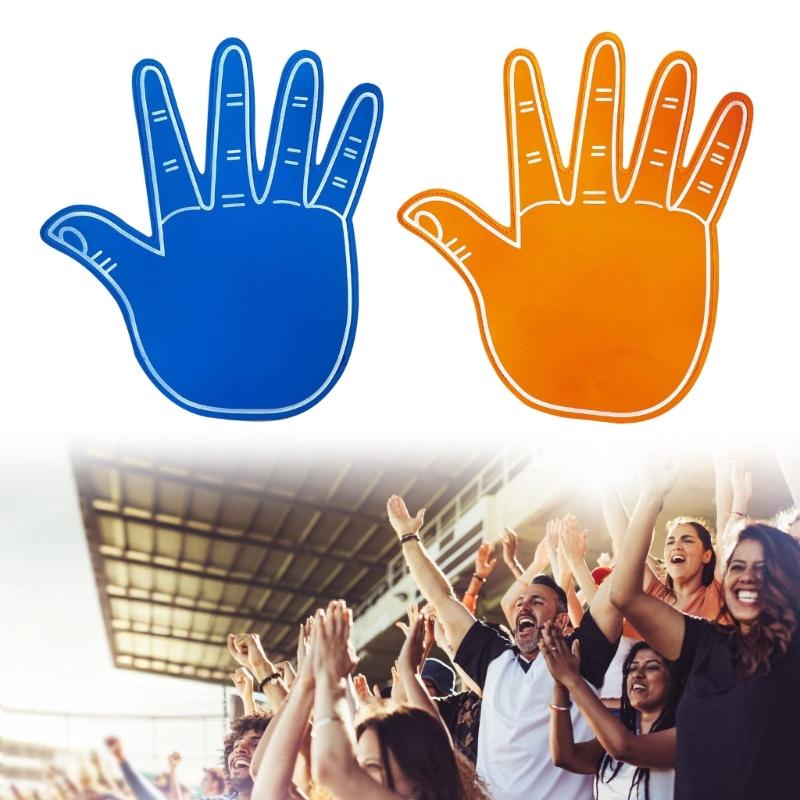 Oversized Reusable Foam Cheering Gloves Lightweight Props for Stadium Games and Group Celebrations