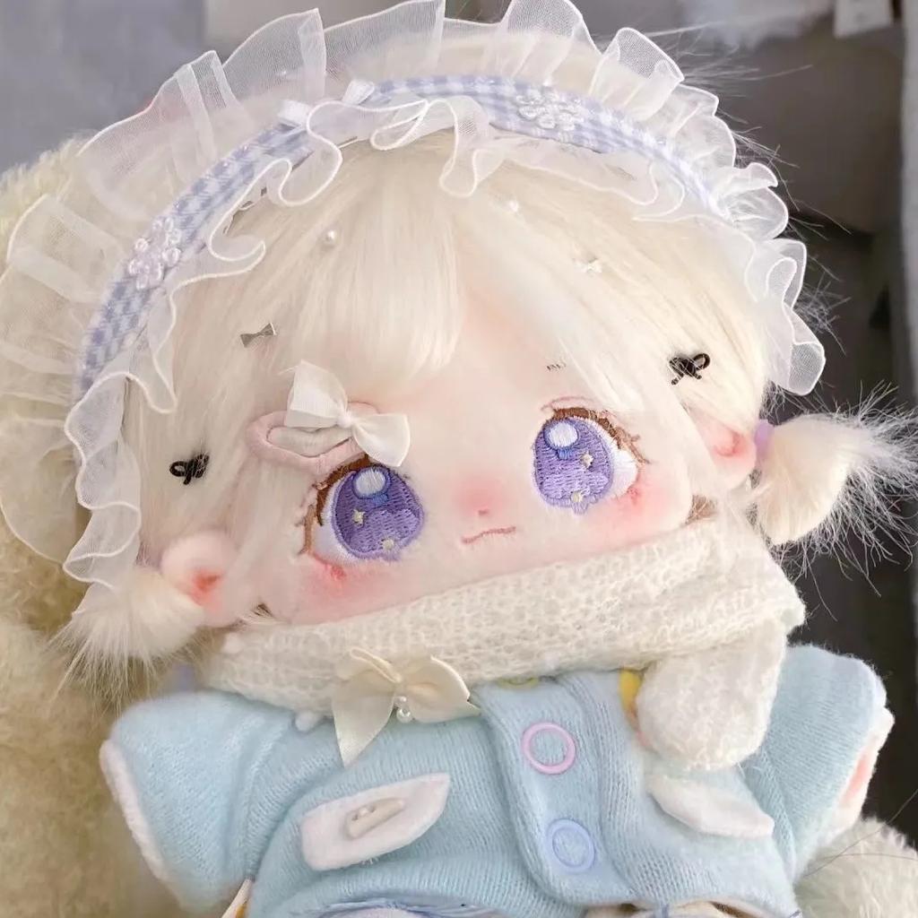 20cm Kawaii IDol Doll Anime Plush Star Dolls Stuffed Customization Figure Toys Cotton Baby Plushies Toys Fans Collection Gifts
