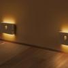 1pcs LED Induction Night Light Wireless USB Charging Human Body Induction Wall Light Bedroom Corridor Cabinet Bathroom Night Light