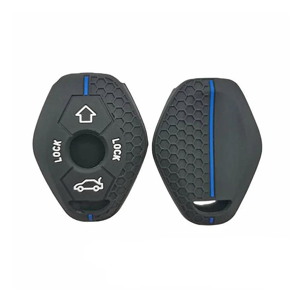 Silikon Fernbedienung Schlüsselhülle Für Bmw E46 E60 X5 E53 E63 E39 E38 X3 F83 Z3 Z4 M5 3 5 7 Serie 330i 325i Schlüsselhülle Autozubehör