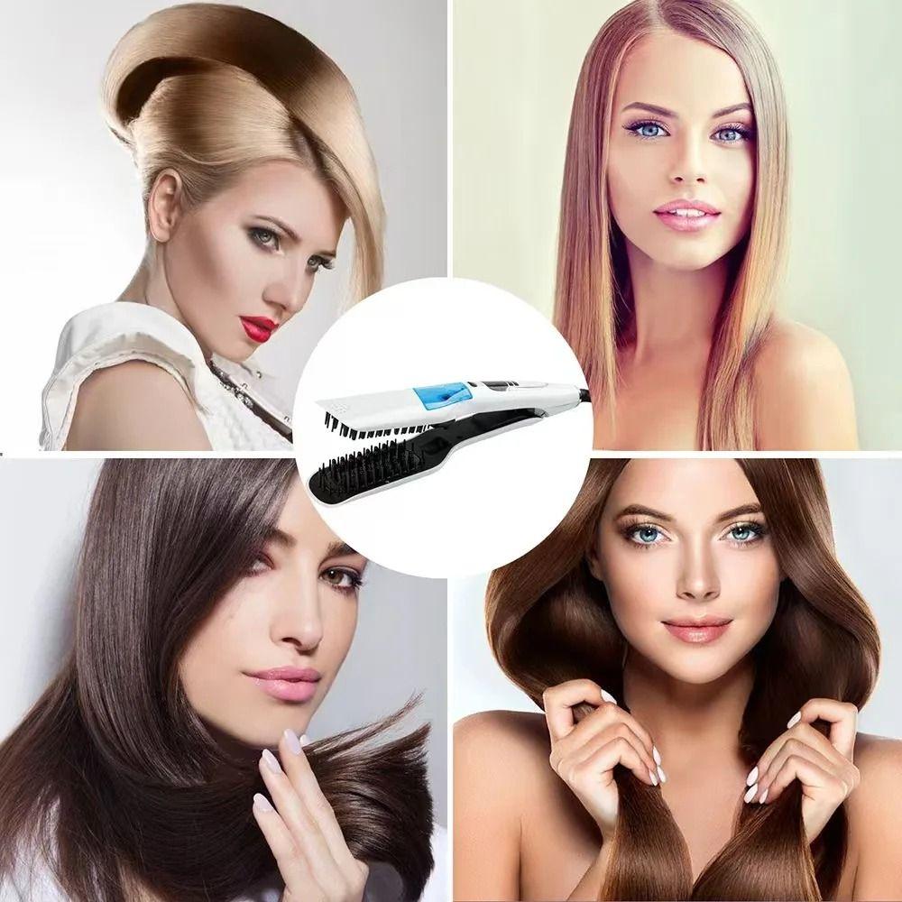 LCD Display Steam Hair Straightener Scalable Electric Hair Straightener  Travel