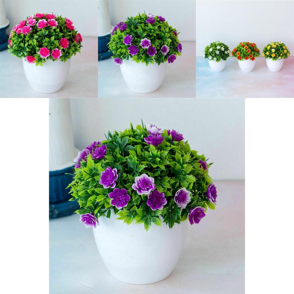 High Quality Artificial Flowers With Pot Adds Natural Charm To Any Space