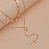 New Bohemian Wind Star Moon Multi-layer Pendant Necklace Metal Women's Personality Long Necklace