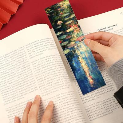32pcs, Van Gogh Oil Painting Landscape Bookmarks for Teachers, Readers and Lovers, Gifts, Parties, Birthday