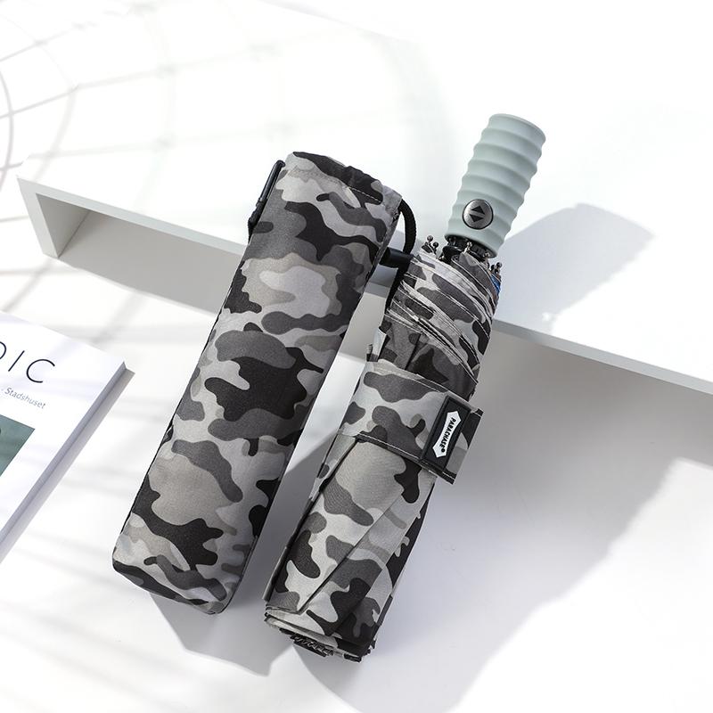 

Автоматический зонт для мужчин, ветрозащитный, камуфляжный, большой, уличный, дождевой, зонт, дорожный, большой складной зонт серый