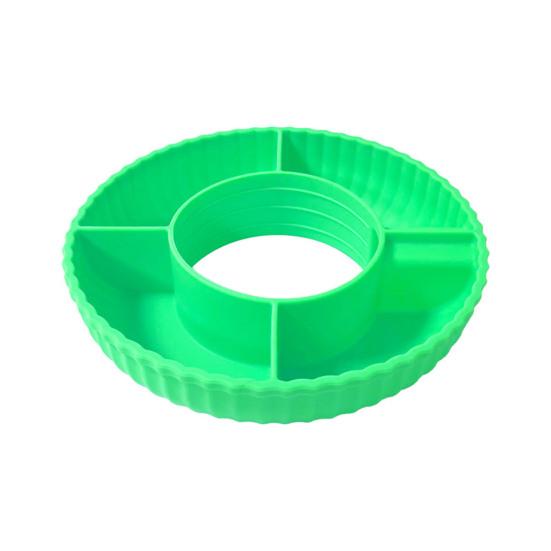 Snack Bowl Silicone Snack Platter for 40 Oz Cups Reusable Snack Tray 4-Compartment Snack Container for Cup Accessories Easy To Clean Serving