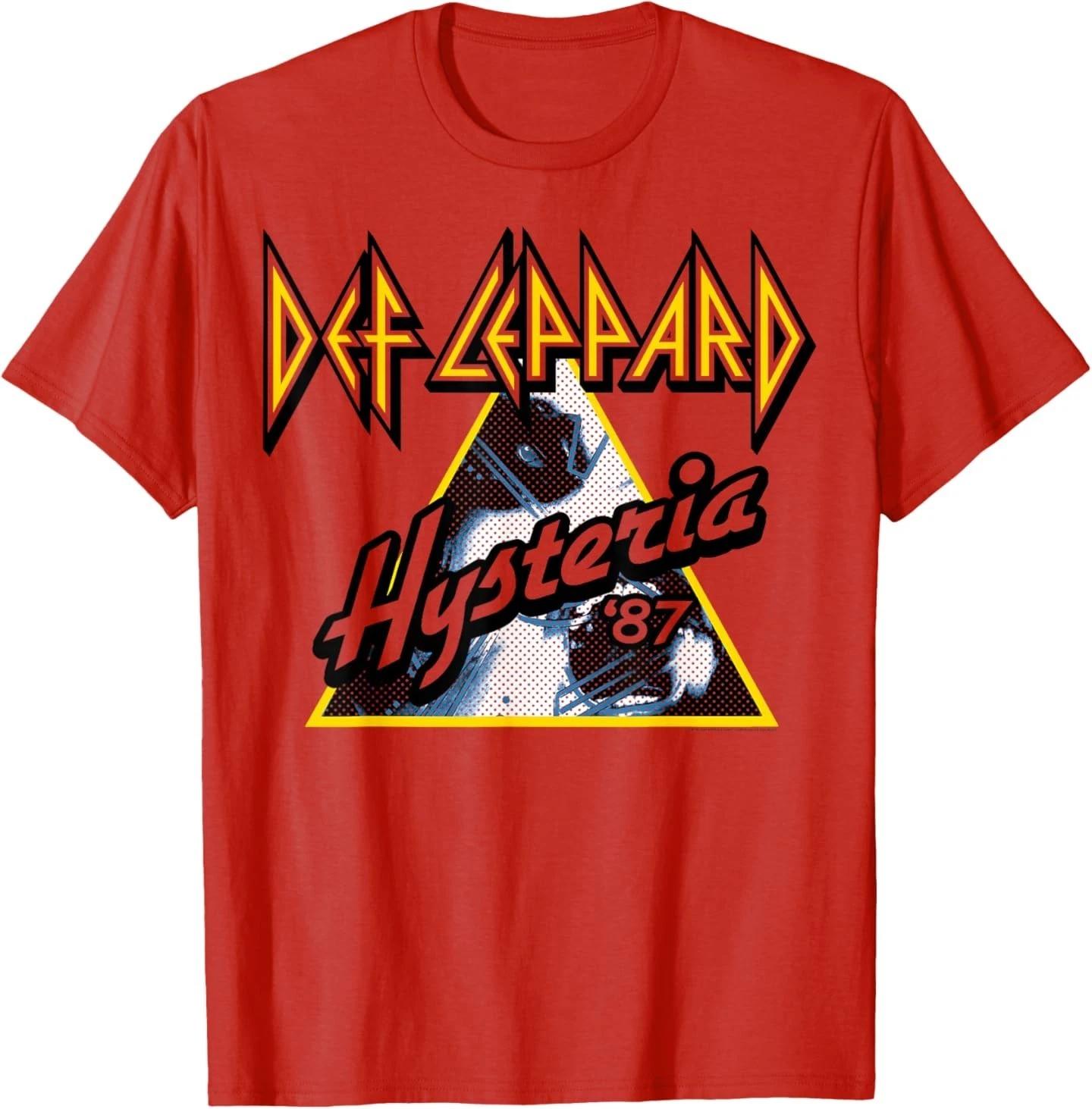

Def Leppard - Hysterical T-Shirt 6 Cranberry L