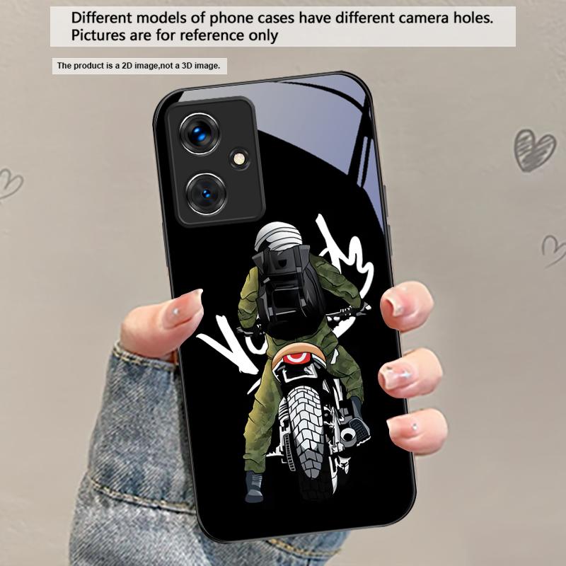 

Street motorcycle map For Redmi Note 14 Pro+ 13 Pro 8 9 9S 12S 10 Pro 11 12 13C 14C A3 12 13 K60 Ultra Black Glass Phone Case Redmi Note 10 Pro