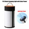 Solar Power Camping Light Dimmable Portable LED Lanterns Rechargeable Emergency Outdoor Camping Hiking Hanging Tent Lamps