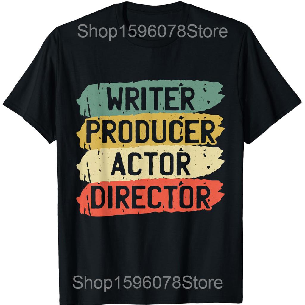 Because Im The Director Thats Why Filmmaker Writer T Shirts Men Humor Streetwear Tee Short Sleeve Unisex Loose Clothing