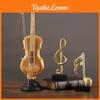 Classic Violin And Saxophone Resin Art Piece For Modern Home And Occasions Gift