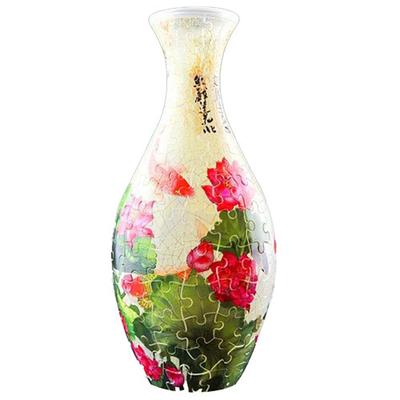 Pintoo 3D Vase Jigsaw Puzzle 160pcs (Carp W/ Lotus)