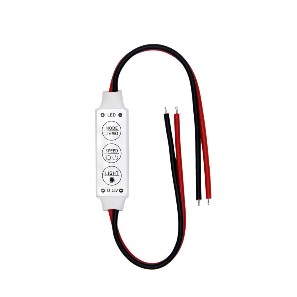 Wireless 11-Key RF LED Dimmer Controller for Monochrome Strip Lights