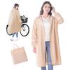 Raincoat for Women and Backpack Rain Bicycle Double Reflective Raincoat for School and Rainy Season Storage Bag Student School and Rain Gear
