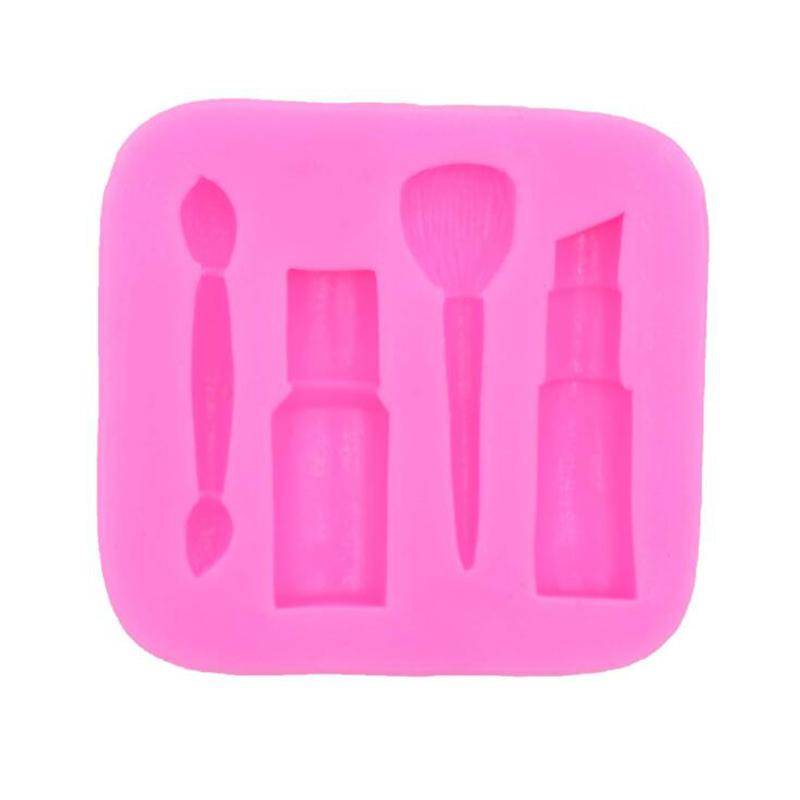 Makeup Tools Lipstick Nail Polish Chocolate Party Diy Silicone Mold Dessert Cake