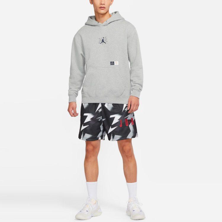 Jordan Sweatshirts Men's Gray Hooded Moderate Regular DO4083-063