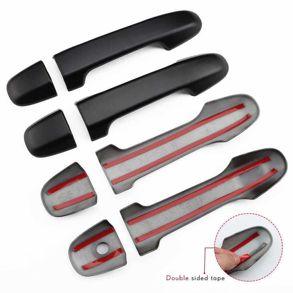 Marchfa Door Handle Covers/Knob Covers (Matte Black) for Subaru Crosstrek GU Series (GUD/GUE) and Subaru Impreza (6th Generation) GU6/GU7/GUD/GUE