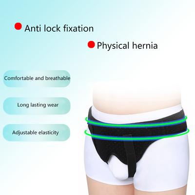 Adjustable Adult Hernia Belt Man Inguinal Groin Support Inflatable Hernia Bag With 2 Removable Compression Pads Pain Relief