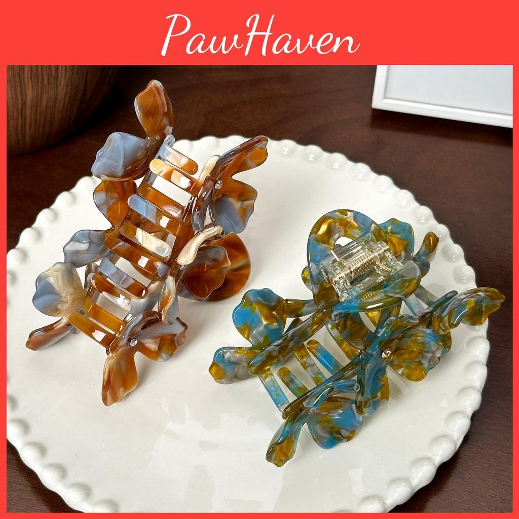 Gorgeous Acetate Dorrie Large Hair Claw Clip With Elegant Rhinestone Accents For Women