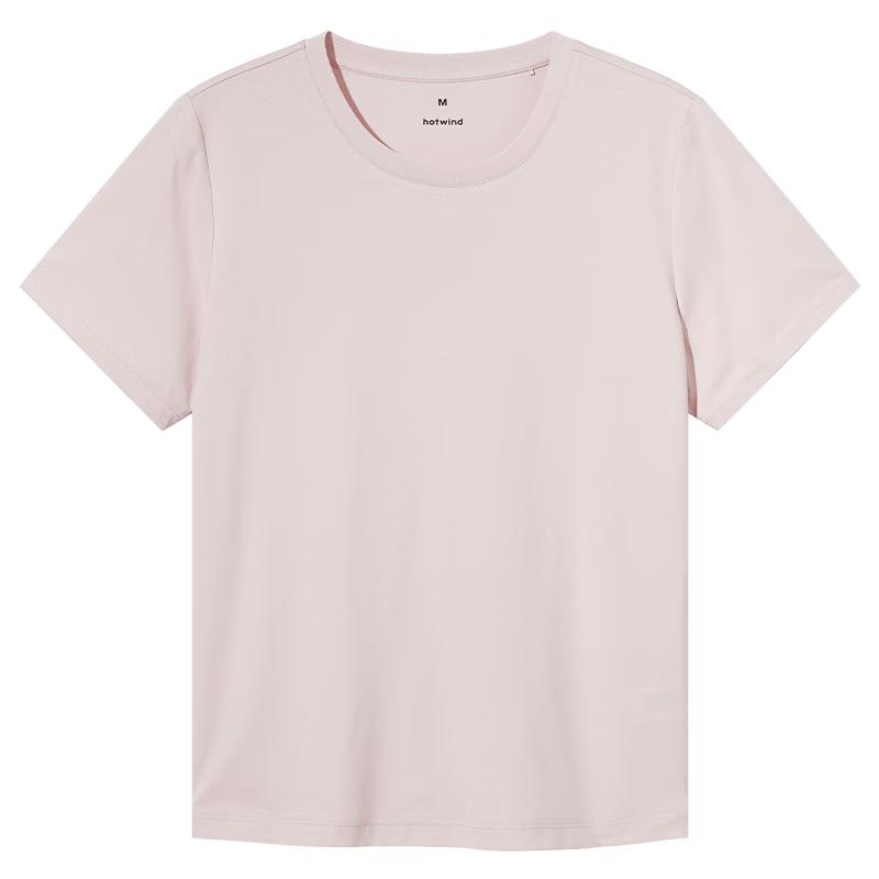 Hotwind Women s Basic Solid Short Sleeve T-shirt S