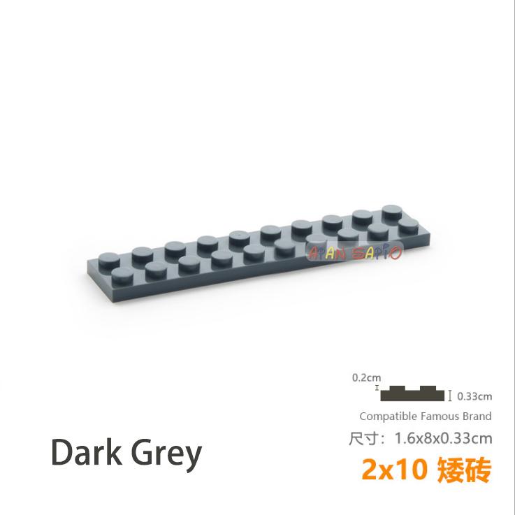 Non-Toxic 5Pcs/Lot Diy Blocks Building Bricks Thin 2X10 Educational Assemblage Construction Toys For Children Size Compatible With Brand
