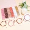 24-Grid Polymer Clay DIY Bracelet Kit with Gold Beads & Spacers