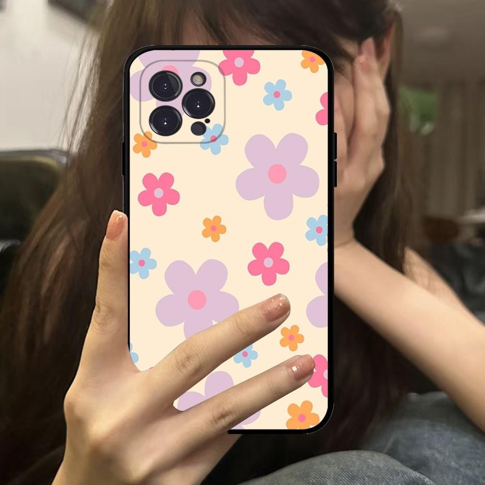 Daisy Flowers Phone Case For IPhone 16 15 14 11 12 13 Mini Pro XS Max Cover 6 7 8 Plus X Funda Shell