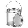 Candy Jar Clear Put Stuff Plastic Durable Strong Sealing Canister for Toys