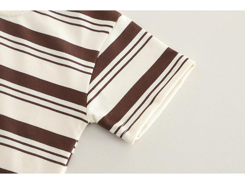 2025 Boys' Summer Two-Piece Car Outfit: Short-Sleeved Top & Shorts