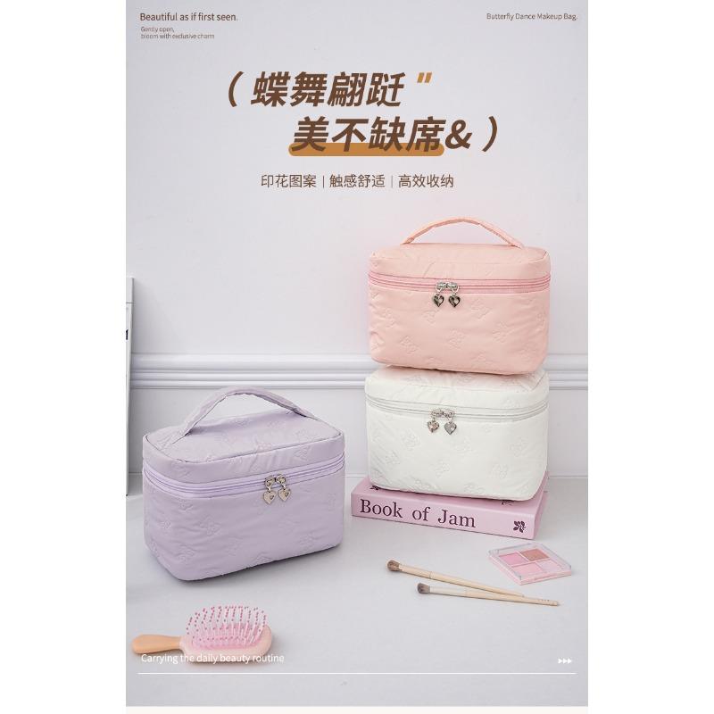 Large Capacity Waterproof Cosmetic Bag Travel Cube Makeup Organizer Bag